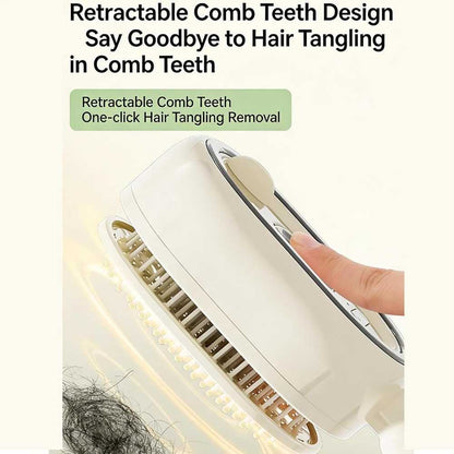Rechargeable Steam Hair Brush – Detangling & Smoothing Brush with Oil Infusion